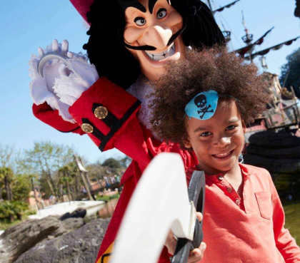 Ontmoet een van de Disney figuren