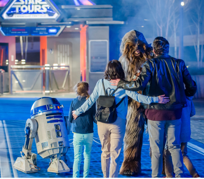 Attractie Star tours Disneyland Paris