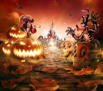 spookachtig seizoen halloween kapitein haak en goofy disneyland parijs