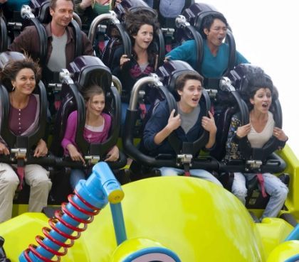 rc racer on ride attractie disneyland