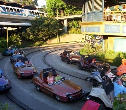 prachtige auto's van attractie autopia
