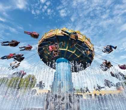 Eindeloos plezier in de kettingcarrousel Phantasialand