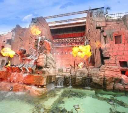 Adembenemende attractie Talocan in Phantasialand